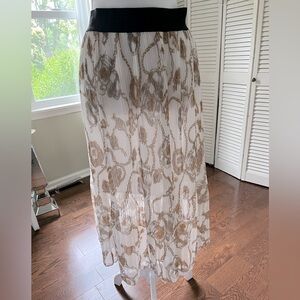 Elegant summer Pleated Maxi Skirt